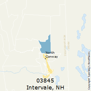 Intervale,New Hampshire County Map