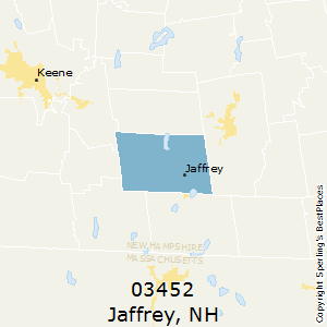 Jaffrey,New Hampshire County Map