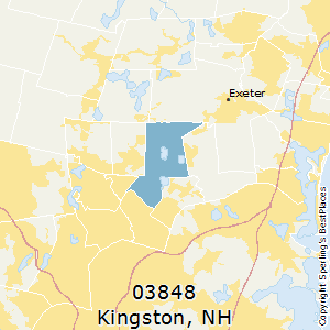 Kingston,New Hampshire County Map