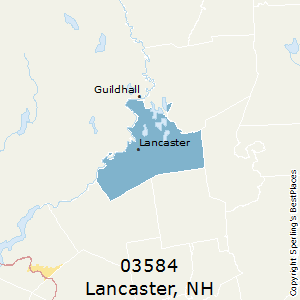 Lancaster,New Hampshire County Map