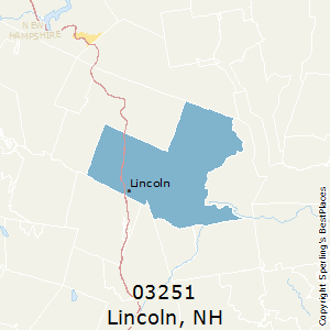 Lincoln,New Hampshire County Map