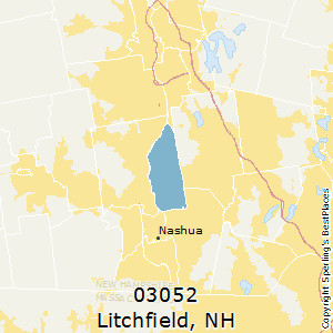 Litchfield,New Hampshire County Map