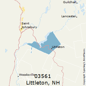 Littleton,New Hampshire County Map