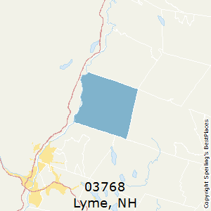 Lyme,New Hampshire County Map