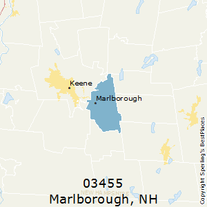 Marlborough,New Hampshire County Map