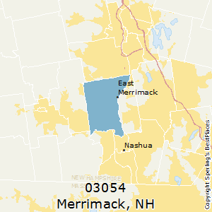 Merrimack,New Hampshire County Map