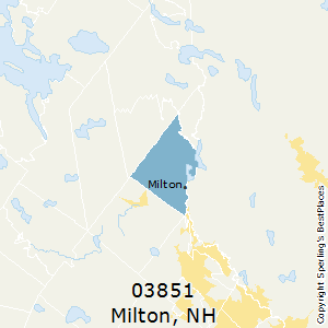 Milton,New Hampshire County Map