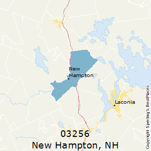 New_Hampton,New Hampshire County Map