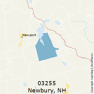 Newbury,New Hampshire County Map