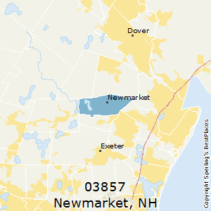 Newmarket,New Hampshire County Map