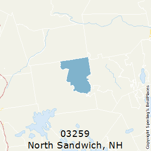 North_Sandwich,New Hampshire County Map