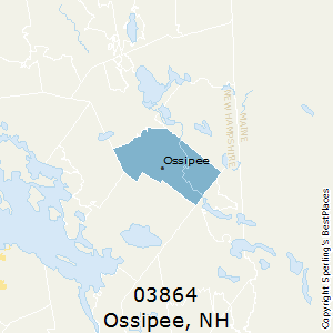 Ossipee,New Hampshire County Map