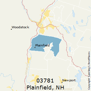 Plainfield,New Hampshire County Map