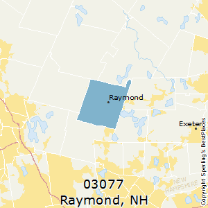 Raymond,New Hampshire County Map