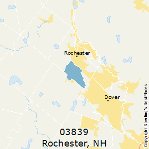 Rochester,New Hampshire County Map