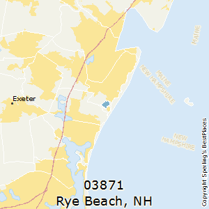 Rye_Beach,New Hampshire County Map