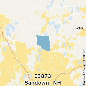 Sandown,New Hampshire County Map
