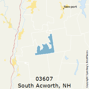 South_Acworth,New Hampshire County Map
