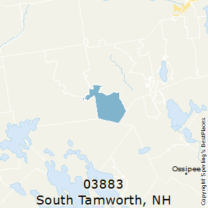 South_Tamworth,New Hampshire County Map