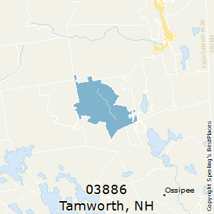 Tamworth,New Hampshire County Map