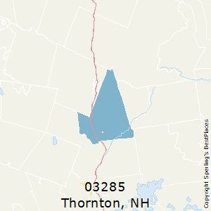 Thornton,New Hampshire County Map