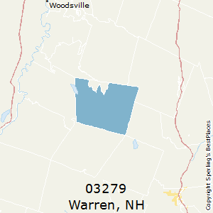Warren,New Hampshire County Map