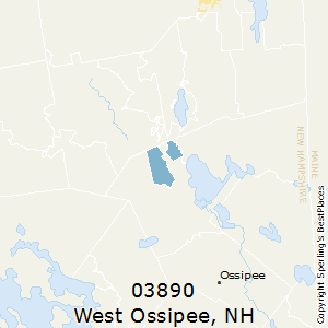 West_Ossipee,New Hampshire County Map