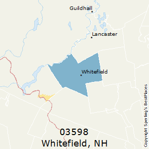 Whitefield,New Hampshire County Map