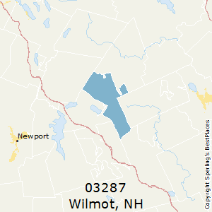 Wilmot,New Hampshire County Map