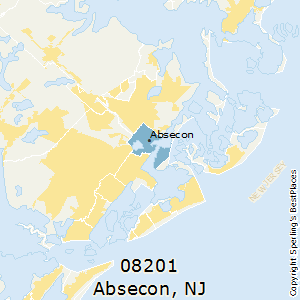 Absecon,New Jersey County Map