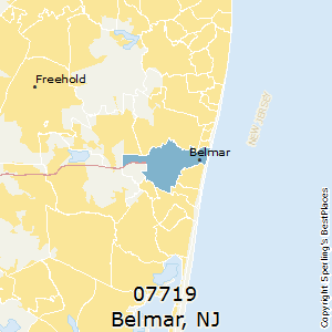 Belmar Nj Zip Code Map Best Places To Live In Belmar (Zip 07719), New Jersey