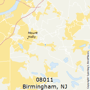 Birmingham,New Jersey County Map