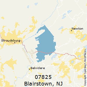 Blairstown,New Jersey County Map