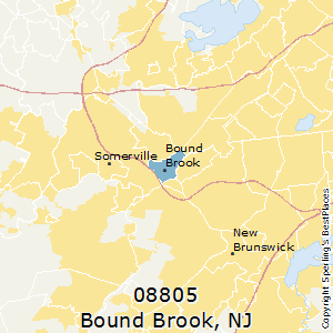 Bound_Brook,New Jersey County Map