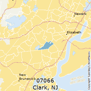 Clark,New Jersey County Map