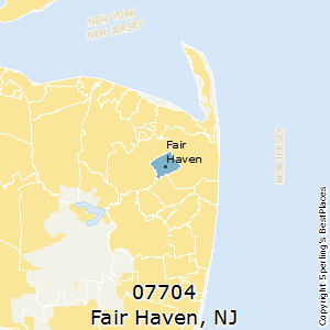 Fair_Haven,New Jersey County Map