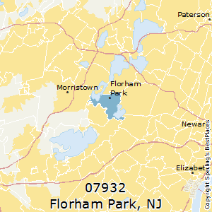 Florham_Park,New Jersey County Map