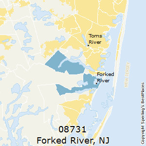 Forked_River,New Jersey County Map