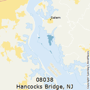 Hancocks_Bridge,New Jersey County Map