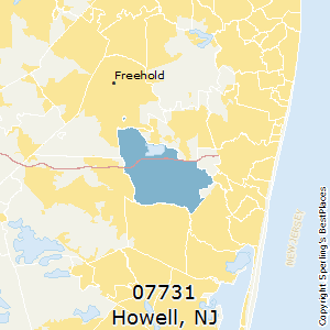 Howell,New Jersey County Map