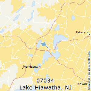 Lake_Hiawatha,New Jersey County Map