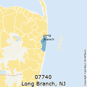Long_Branch,New Jersey County Map