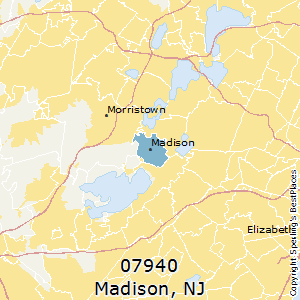 Madison,New Jersey County Map
