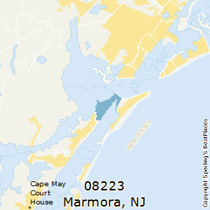 Marmora,New Jersey County Map