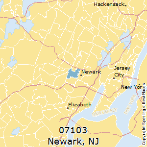 Newark,New Jersey County Map
