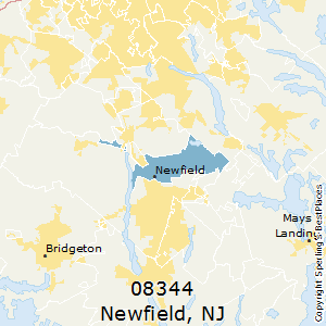 Newfield,New Jersey County Map