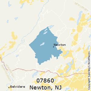 Newton,New Jersey County Map