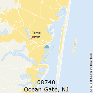 Ocean_Gate,New Jersey County Map