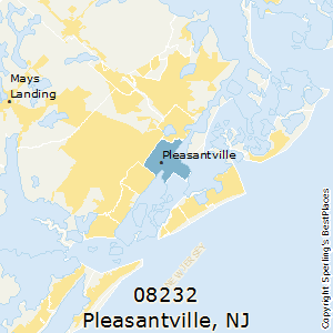 Pleasantville,New Jersey County Map