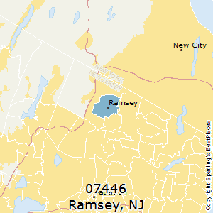 Ramsey,New Jersey County Map